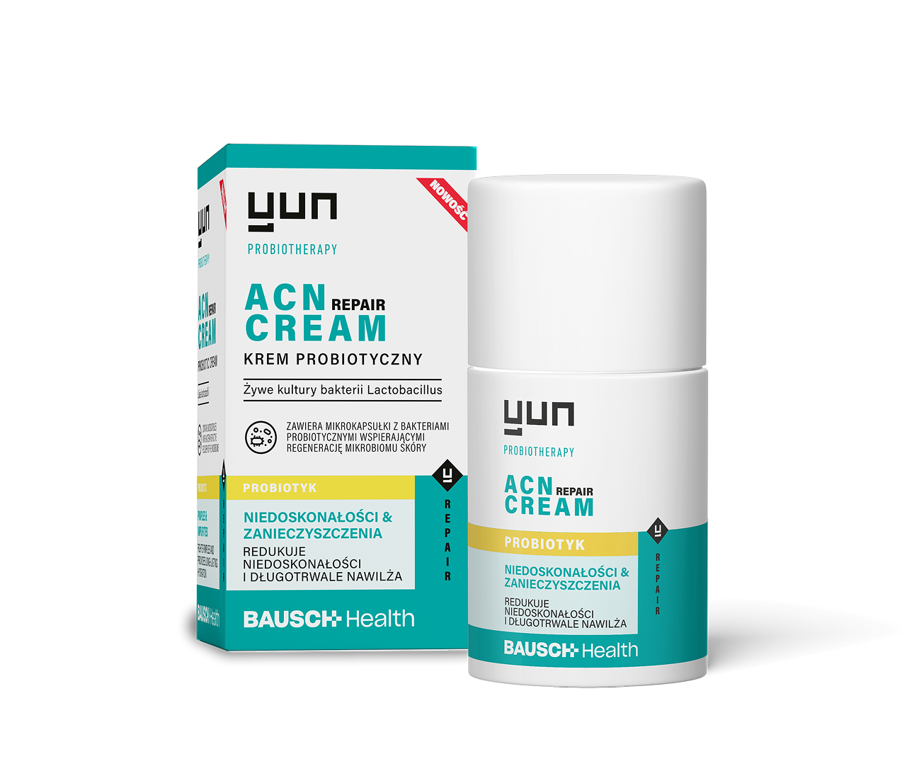 Opakowanie kremu probiotycznego Yun ACN Repair Cream.